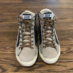 Golden Goose High Top Suede Sneakers - Size 39